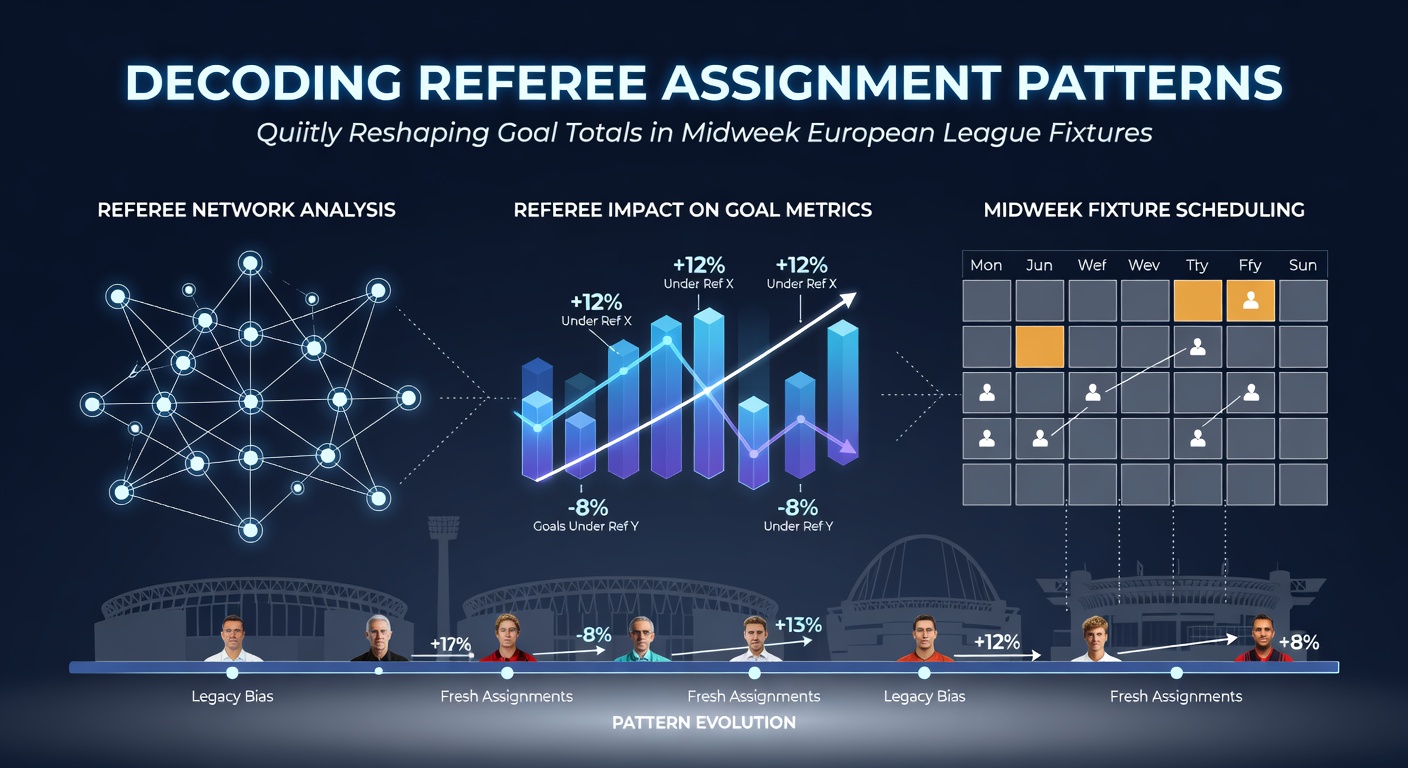 Analyse von Schiedsrichter-Zuweisungen in europäischen Fußballligen mit Fokus auf Torstatistiken