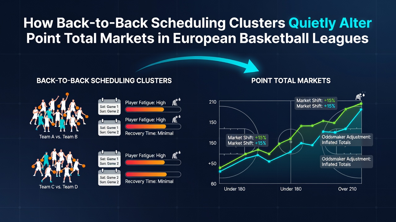 Spielplananalyse europäischer Basketballligen mit Fokus auf enge Termine und Punktetotals