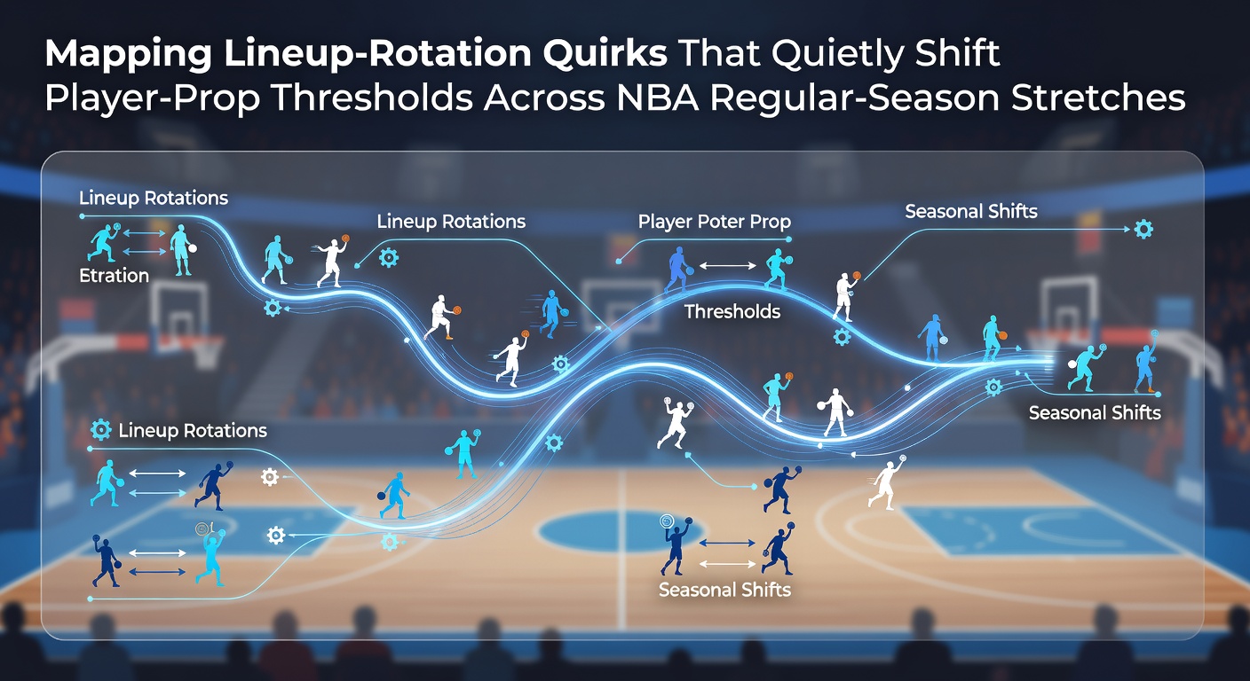 NBA-Spieler in Aktion während einer Regular-Season-Partie mit Fokus auf Rotationen und Aufstellungsänderungen