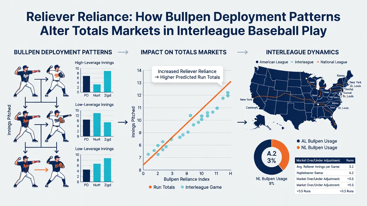 Bullpen-Deployment und statistische Auswirkungen auf Baseball-Totals-Wetten