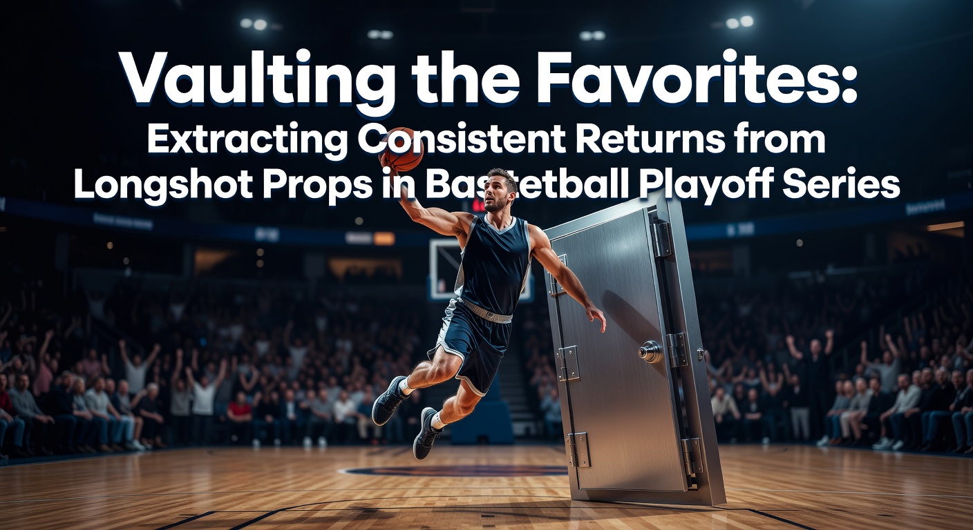Detaillierte Analyse von Longshot-Props in Basketball-Playoff-Serien mit Fokus auf statistische Muster